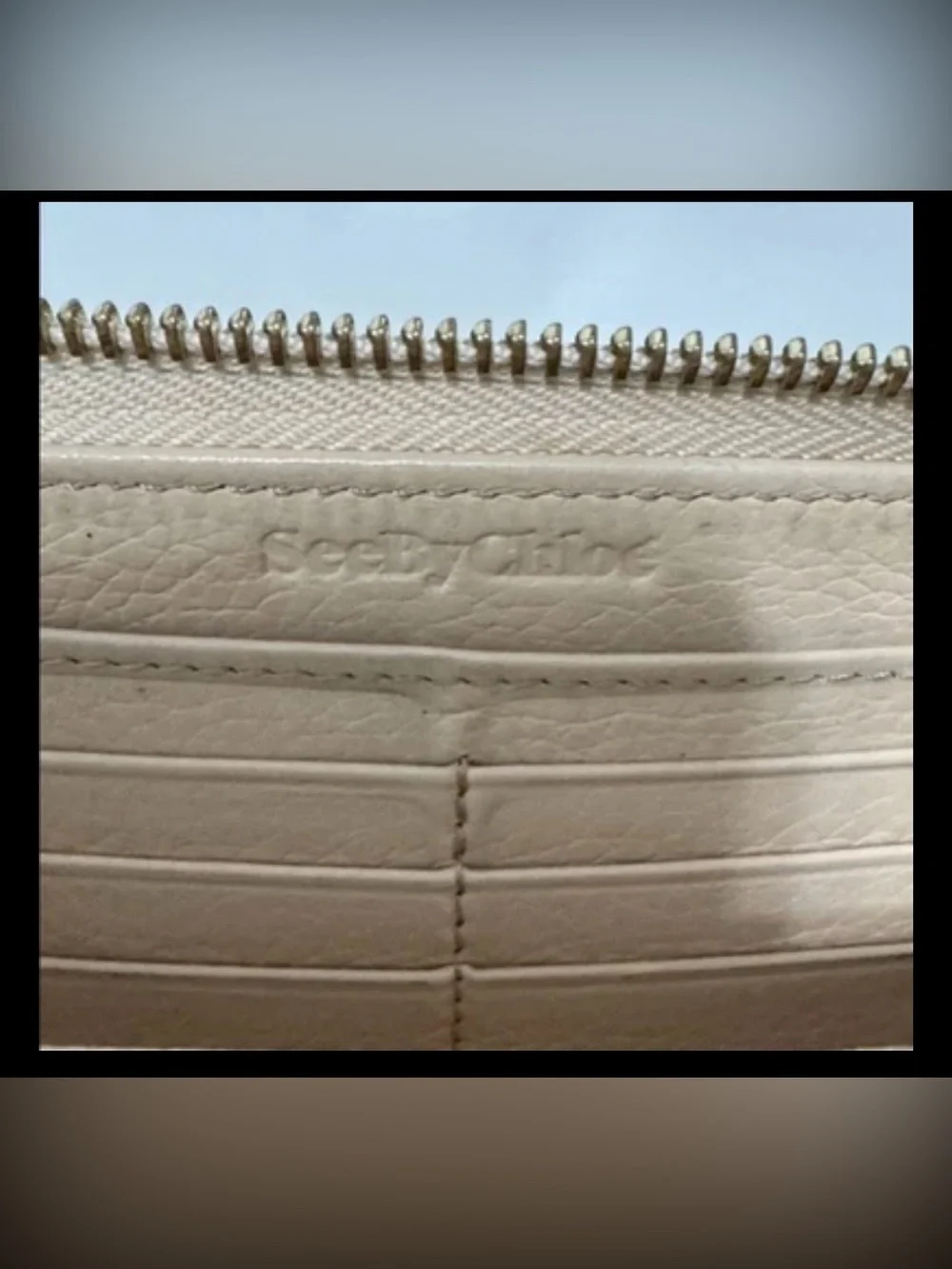 LOW START 🩷 See by Chloe Large Zippy Tassel Wallet Repainted PINK & BEIGE